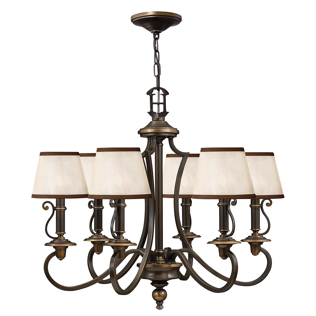 Hinkley | Plymouth 6 Light Chandelier