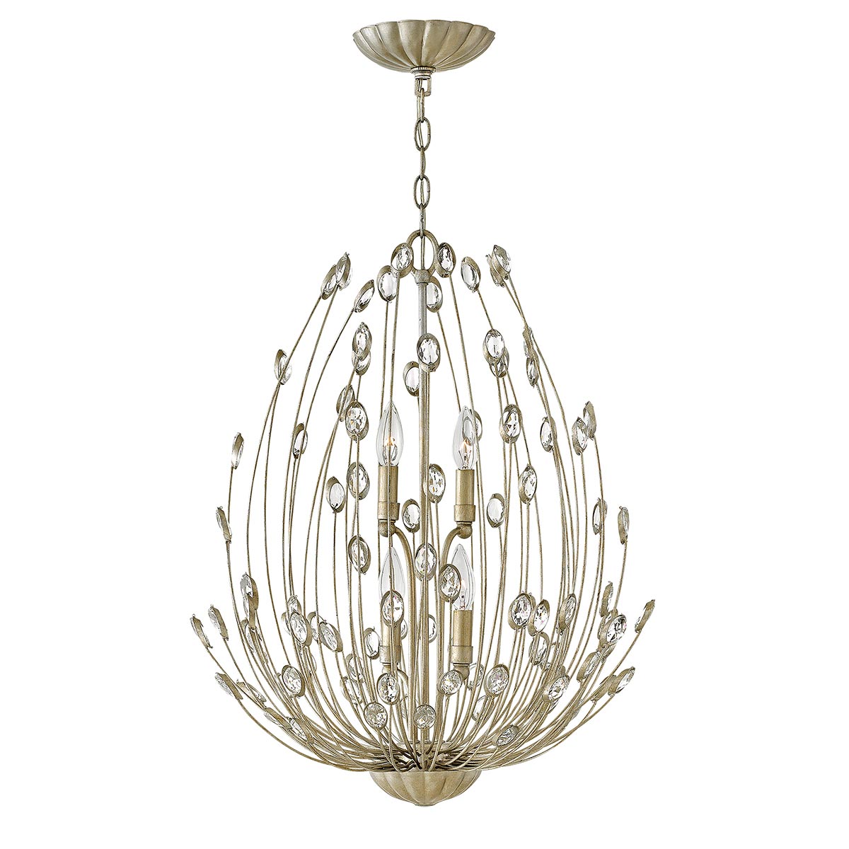 Hinkley | Tulah 4 Light Two Tier Chandelier