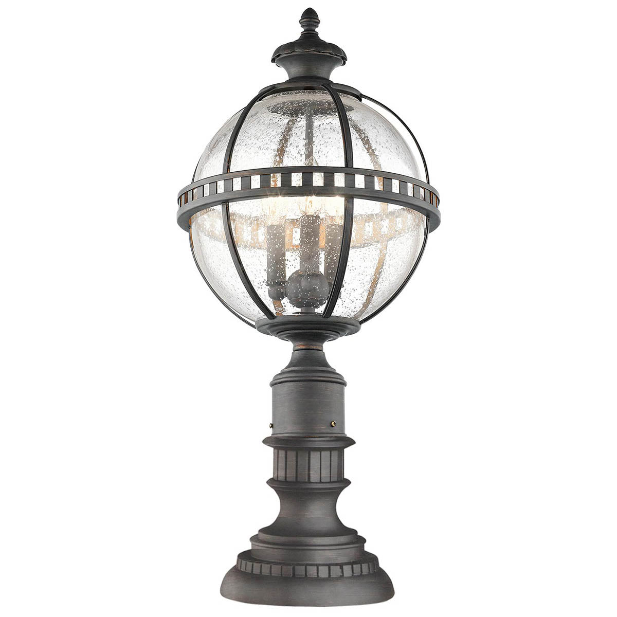 Kichler | Halleron 3 Light Pedestal Lantern