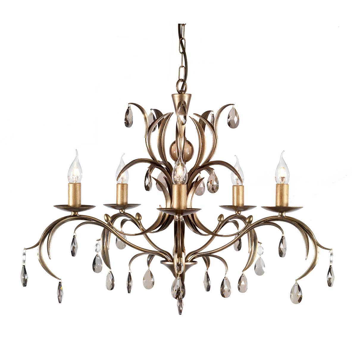 Elstead | Lily 5 Light Chandelier