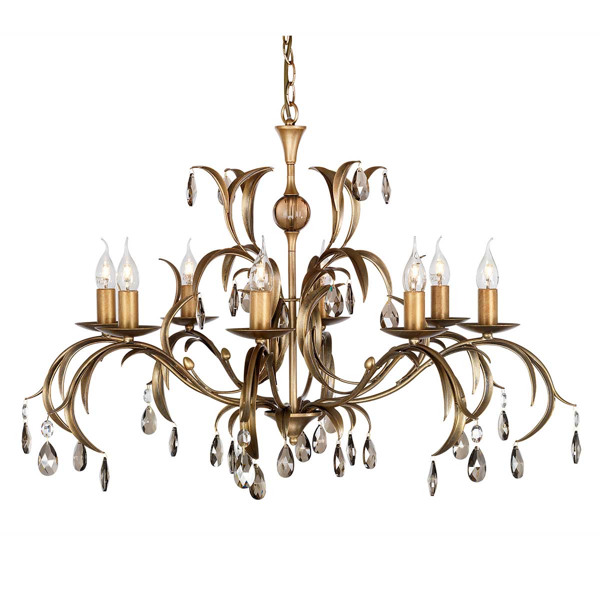 Elstead | Lily 8 Light Chandelier