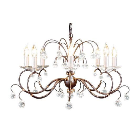 Elstead | Lunetta 8 Light Chandelier