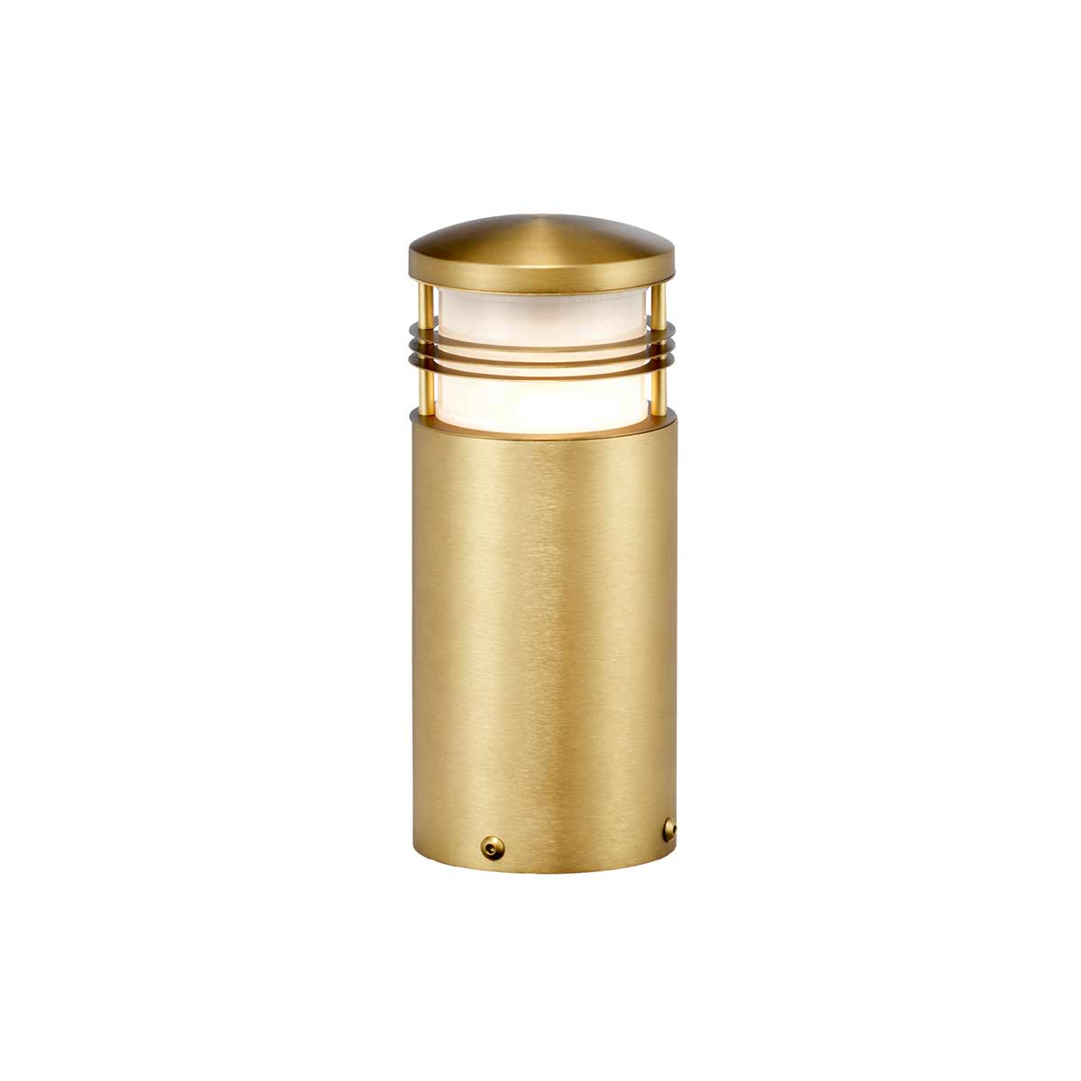 Newbrighton 1 Light Mini Bollard – Brass