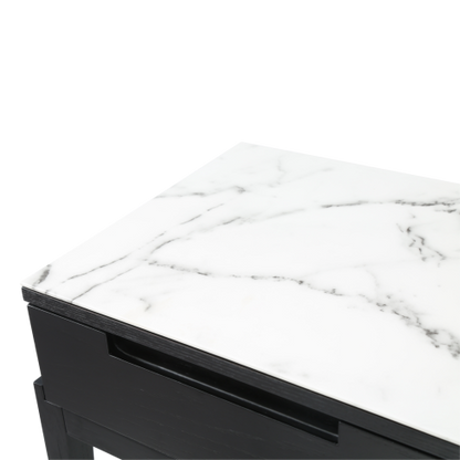 Twenty10 Design | Orchid Marble Bedside Single Drawer