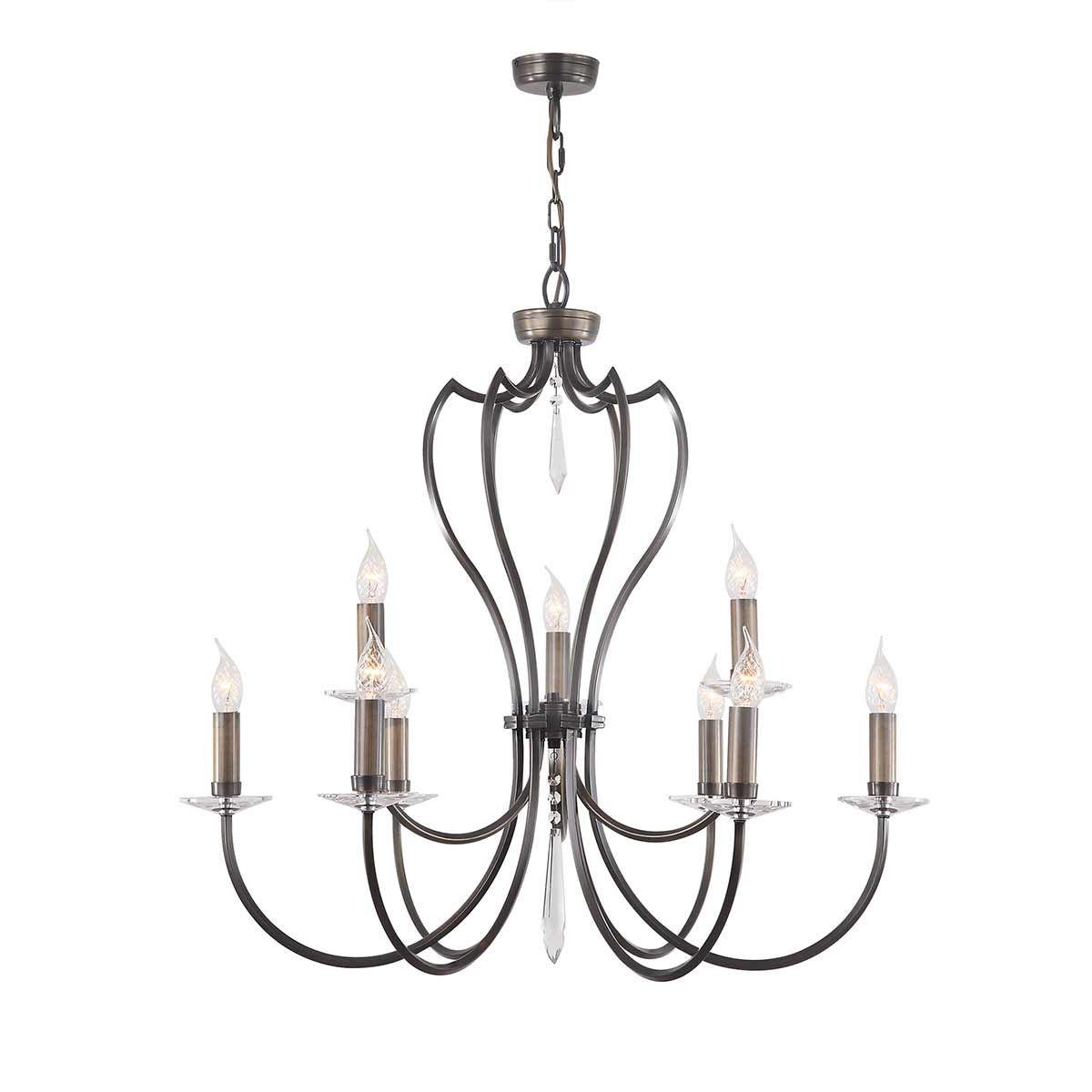 Elstead | Pimlico 9 Light Chandelier