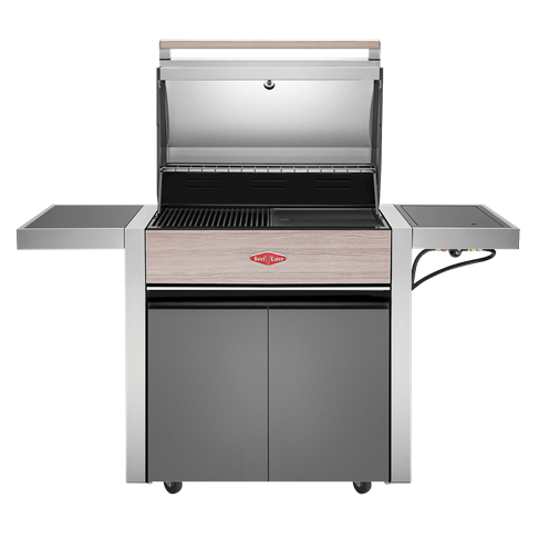 BeefEater 1500 Series 4 Burner BBQ & Side Burner Trolley