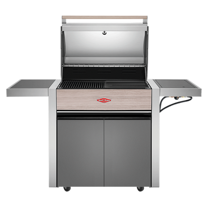 BeefEater 1500 Series 4 Burner BBQ & Side Burner Trolley