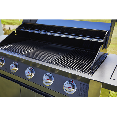 BeefEater 1600E Series Dark 5 Burner BBQ & Trolley