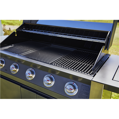 BeefEater 1600E Series Dark 5 Burner BBQ & Trolley